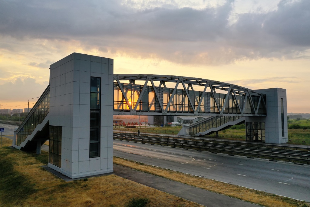 Алюминиевый мост в Туле